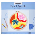Punch Needle Dégradé de Fleurs