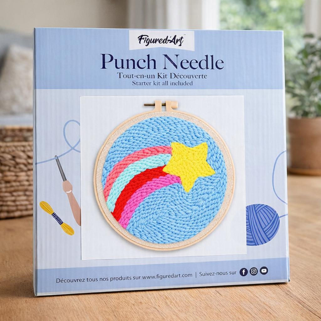 Punch Needle Étoile filante