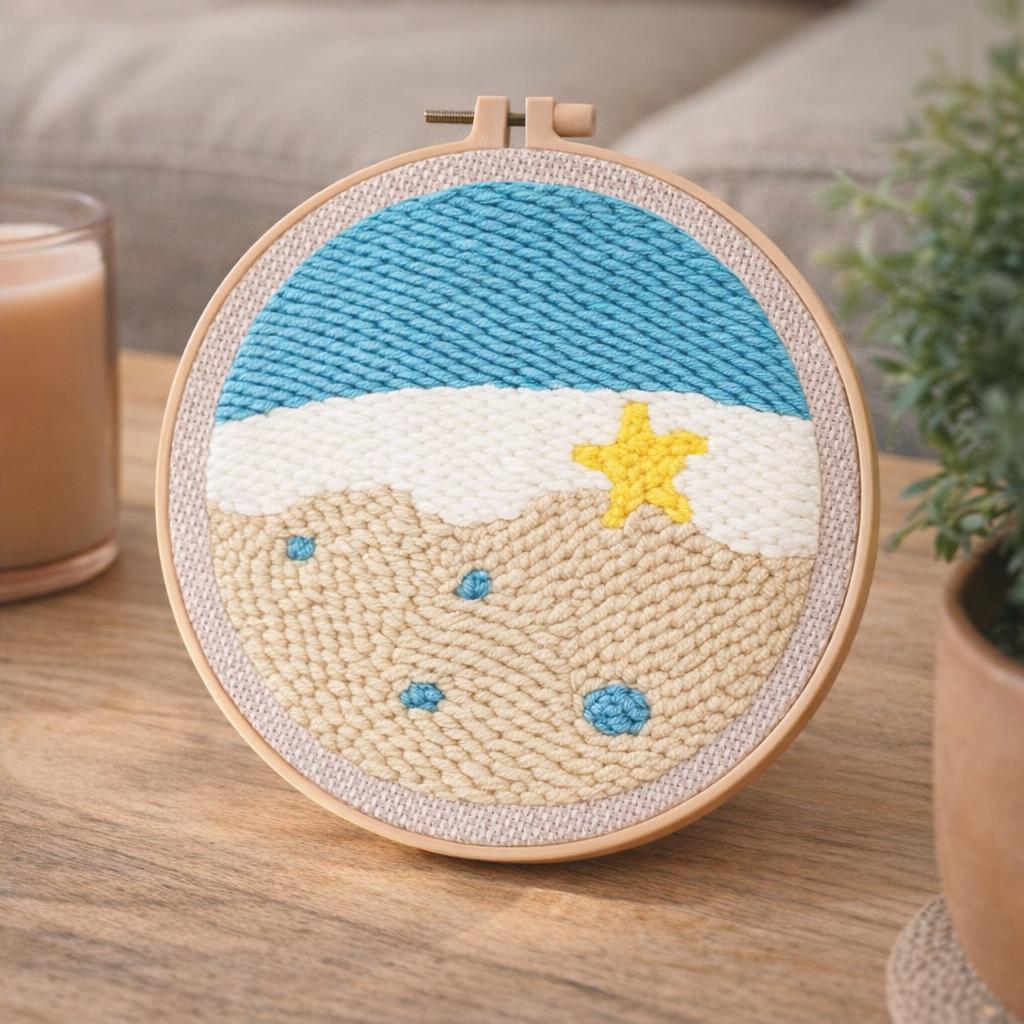 Punch Needle Etoiles et Ciel