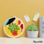 Punch Needle Feuille d'Automne