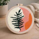 Punch Needle Feuille Variation 2