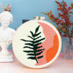 Punch Needle Feuille Variation 2