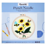 Punch Needle Fleurs et Abeille