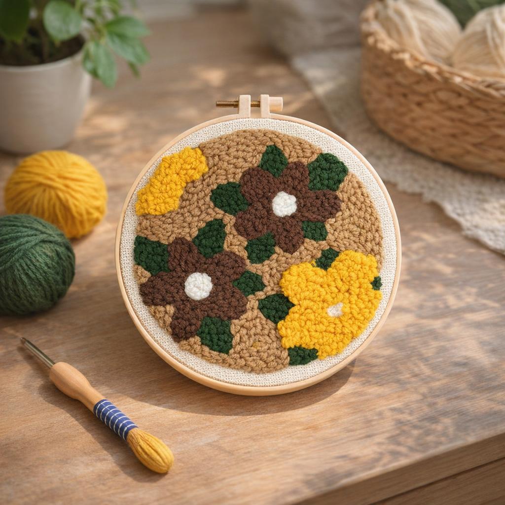 Punch Needle Petit ours