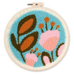 Punch Needle Fleurs sauvages