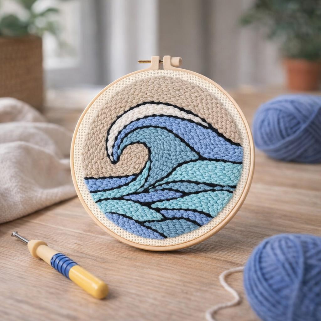 Punch Needle Grande vague