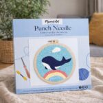 Punch Needle La Baleine bleue