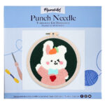 Punch Needle Lapin Clin d'Oeil