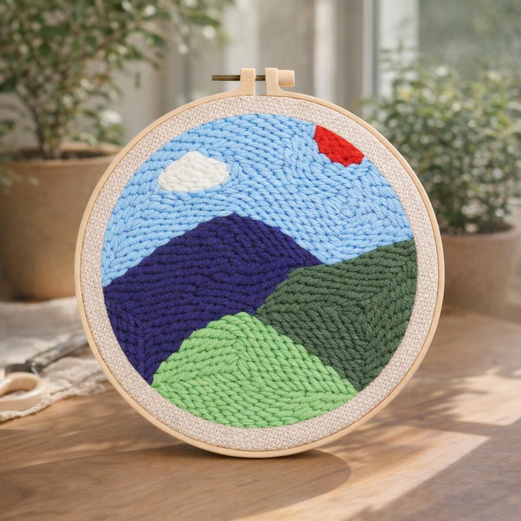 Punch Needle Montagnes