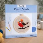 Punch Needle Oiseau Rouge-gorge