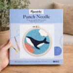 Punch Needle Orque dans la Mer