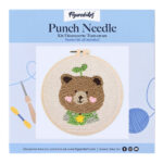 Punch Needle Ours brun 2