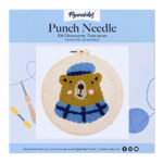 Punch Needle Ours brun 3