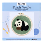 Punch Needle Panda 1