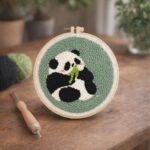 Punch Needle Panda 2