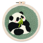 Punch Needle Panda 2