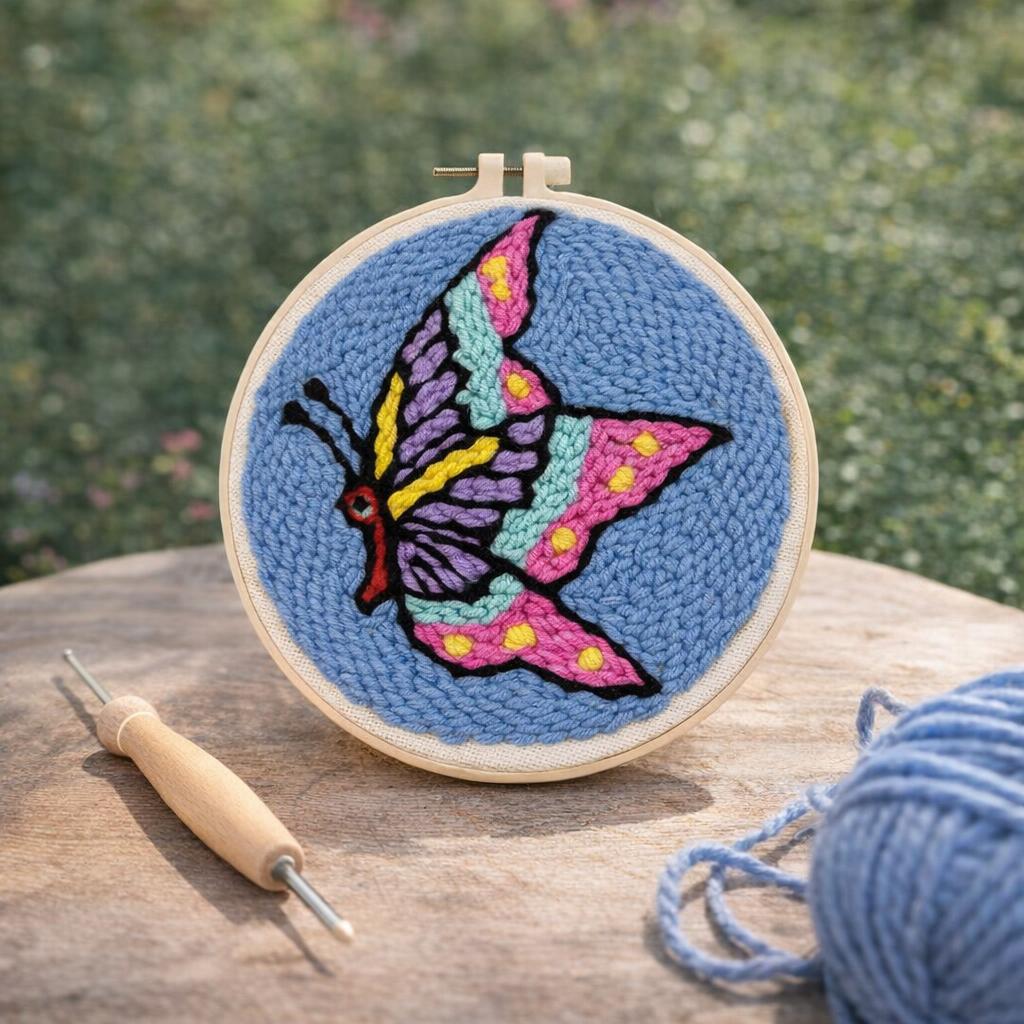 Punch Needle Papillon