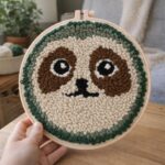 Punch Needle Paresseux mignon