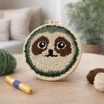 Punch Needle Paresseux mignon