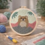 Punch Needle Petit ours