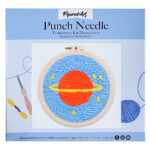 Punch Needle Planète Saturne