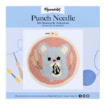 Punch Needle Souris mignonne