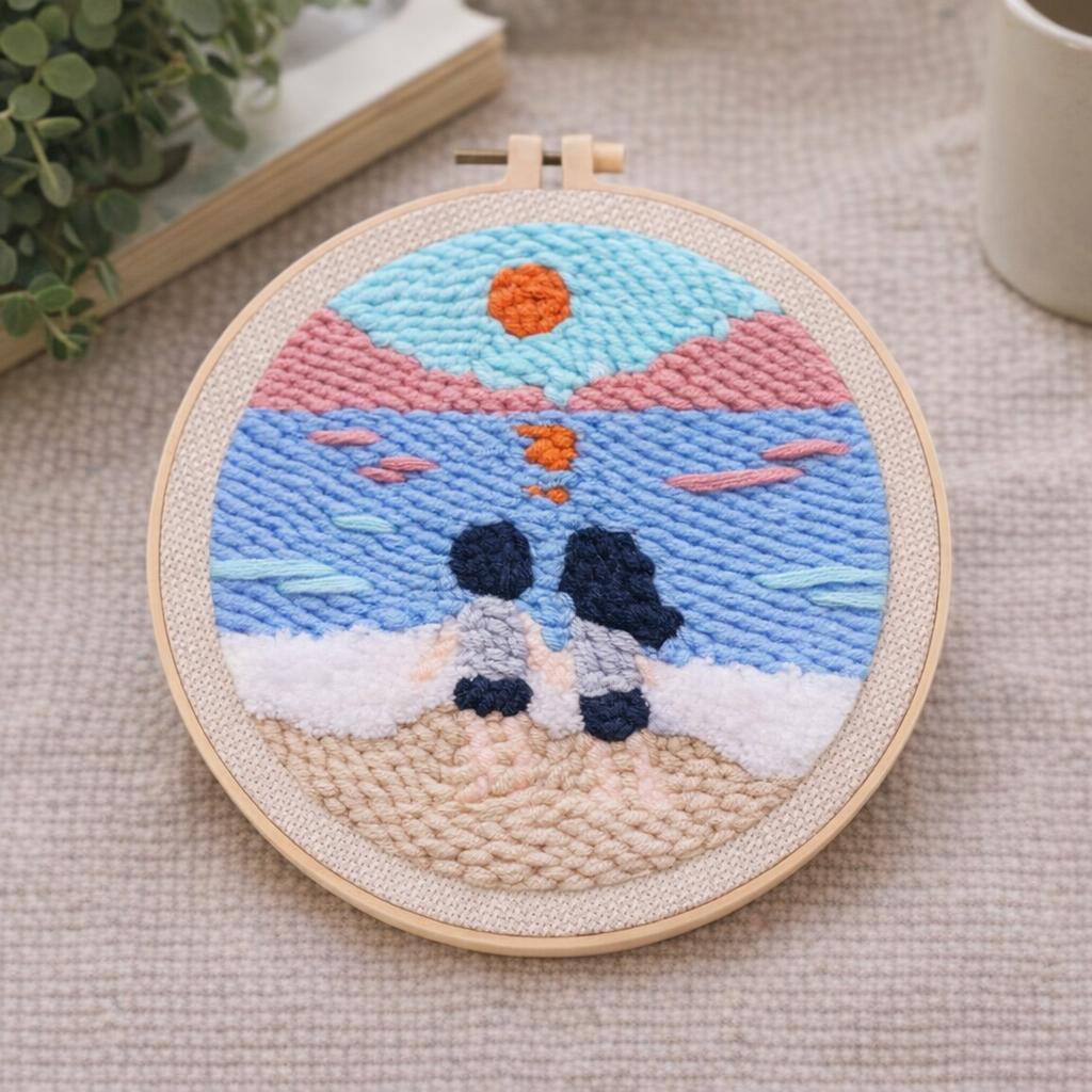 Punch Needle Sur la Plage