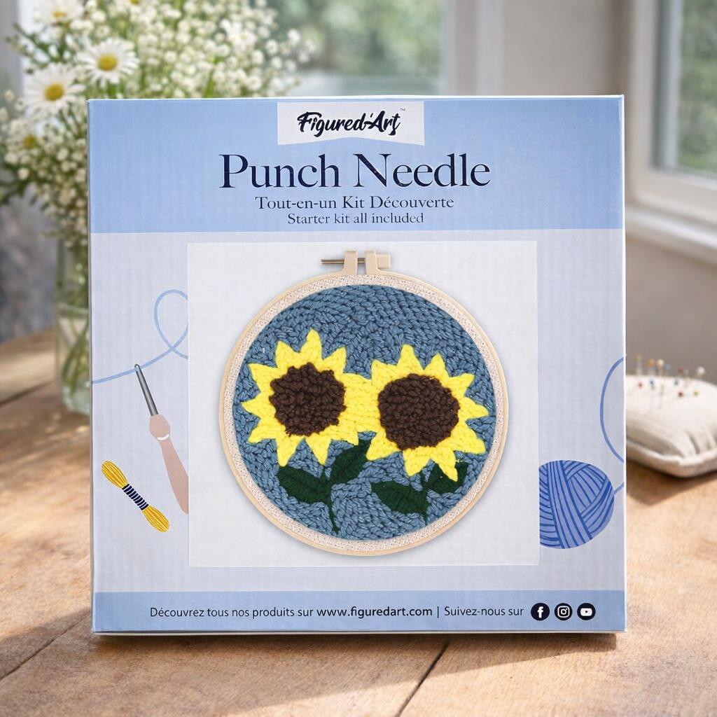 Punch Needle Tournesols