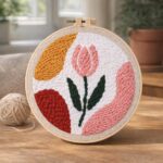 Punch Needle Tulipe prête à éclore