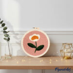 Punch Needle Une marguerite