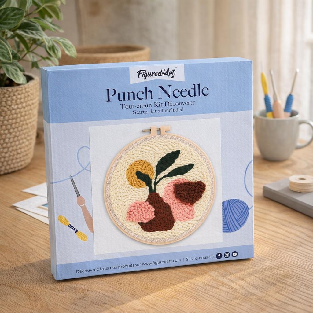 Punch Needle Vase