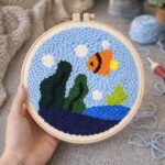 Punch Needle Vie océanique