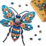 Puzzle en Bois Adulte - Abeille florale