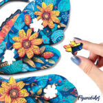 Puzzle en Bois Adulte - Abeille florale