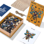 Puzzle en Bois Adulte - Abeille florale