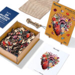 Puzzle en Bois Adulte - Anatomie du Cœur floral