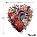 Puzzle en Bois Adulte - Anatomie du Cœur floral