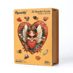 Puzzle en Bois Adulte - Ange et Cœur