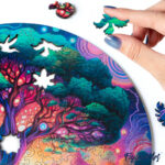Puzzle en Bois Adulte - Arbre mystique