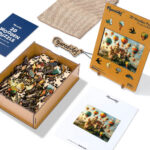 Puzzle en Bois Adulte - Château et Montgolfières