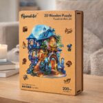 Puzzle en Bois Adulte - Cottage Enchanté