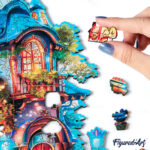 Puzzle en Bois Adulte - Cottage Enchanté