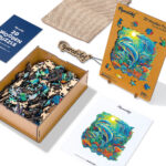 Puzzle en Bois Adulte - Dauphins et Récif corallien