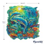 Puzzle en Bois Adulte - Dauphins et Récif corallien