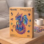 Puzzle en Bois Adulte - Dragon Vibrant