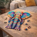 Puzzle en Bois Adulte - Éléphant majestueux