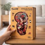 Puzzle en Bois Adulte - Geisha et Ombrelle