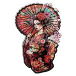Puzzle en Bois Adulte - Geisha et Ombrelle