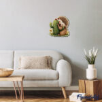 Puzzle en Bois Adulte - Hérisson et Cactus