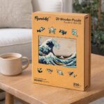 Puzzle en Bois Adulte - La Grande Vague de Kanagawa par Hokusai